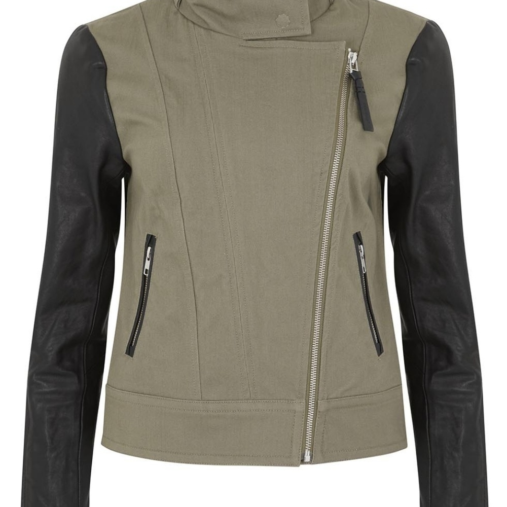 Mackage Women's XS Andra Asymmetrical Moto Jacket